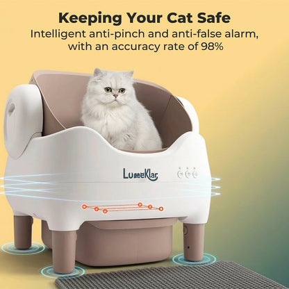 Benoklar PureCycle™ | Automatic Self-Cleaning Litter Box with Odor Sterilization