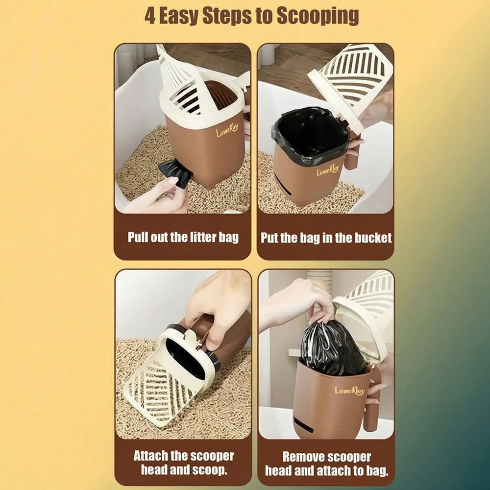 Benoklar SilkGlide™ | One-Click Self-Cleaning Slicker Brush for Cats & Dogs