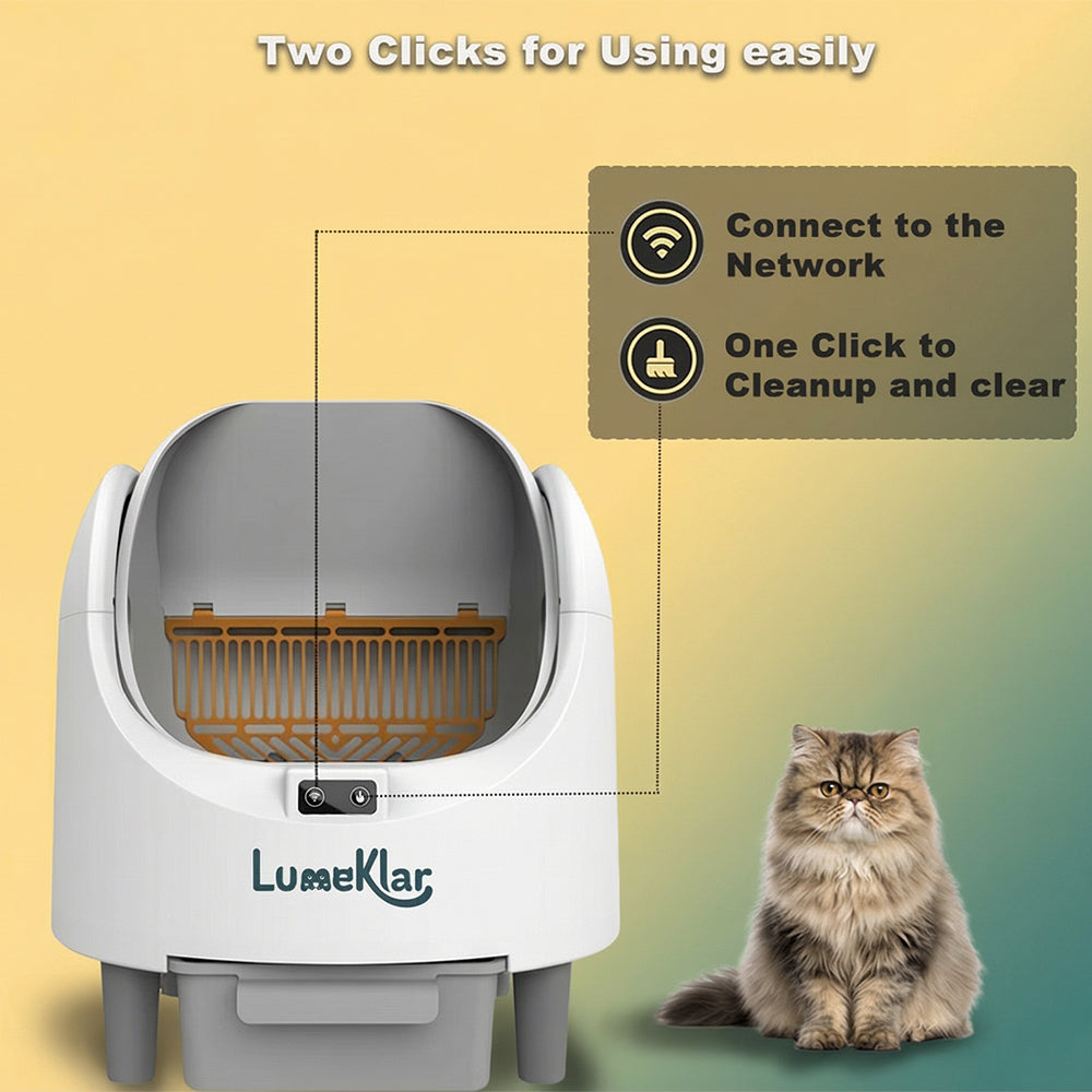 Benoklar OmniClean™ Pro | Smart Self-Cleaning Litter Box with App Control