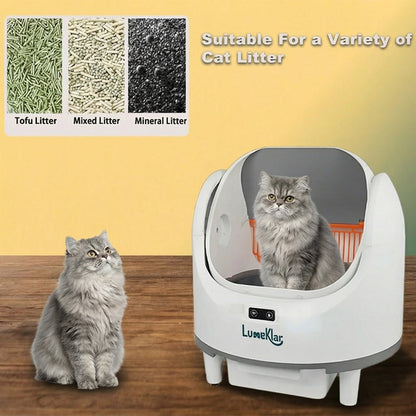 Benoklar OmniClean™ Pro | Smart Self-Cleaning Litter Box with App Control